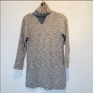Zara | Trafaluc Cozy Grey Turtle-Neck Tunic